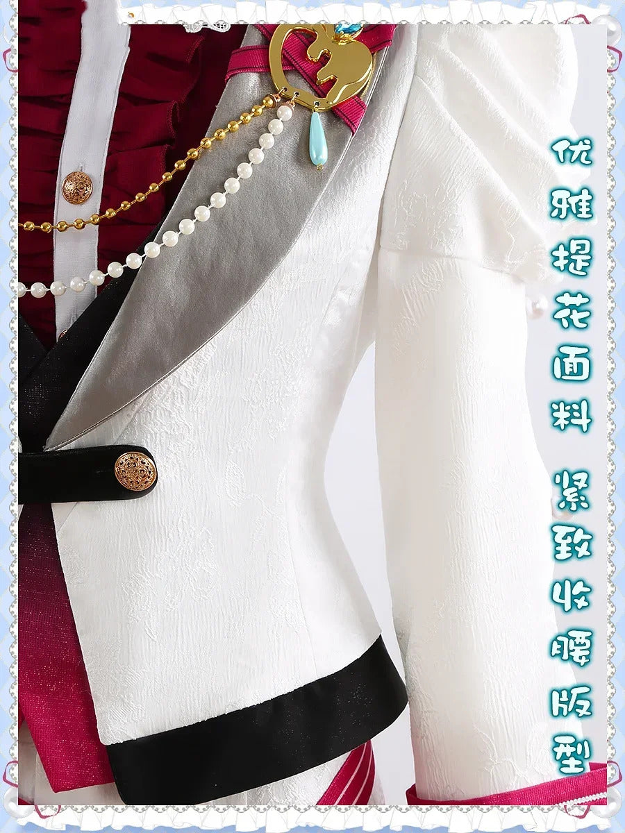 Shusheng-R Ensemble Stars Esupuri Hanamura Fuyume/Sagiri Esu/Natsu Kanna/Hojo Raika Cosplay Costume Uniform Halloween Carnival Party