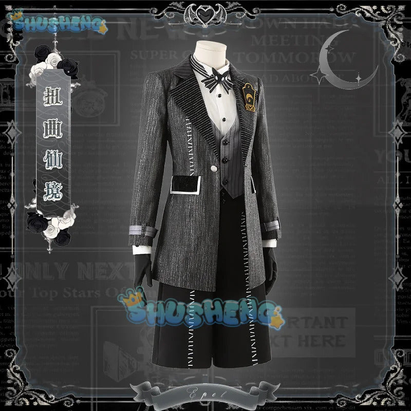 Twisted-Wonderland Epel Felmier Cosplay Costume Uniform Halloween Carnival Party Christmas Play Role Clothes Clothing