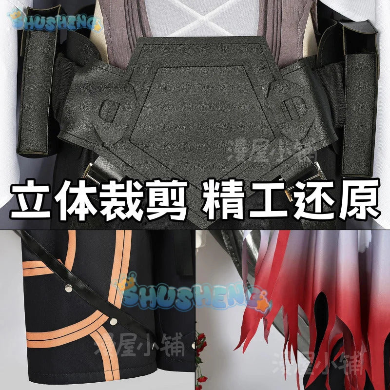 Arknights Mudrock Cosplay Costume Uniform Halloween Carnival Party Christmas Play Role Clothes Clothing for Women