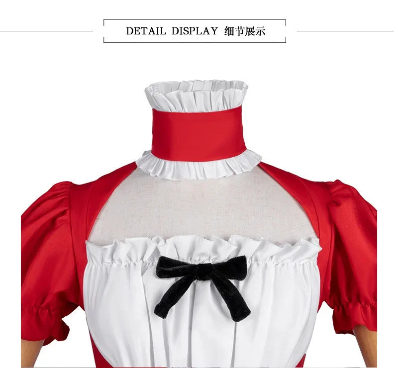 Anime EVA Asuka Langley Soryu Ayanami Rei Cosplay Costume Halloween Party Sweet Maid Uniform Dress Socks Headwear Prop Woman Set