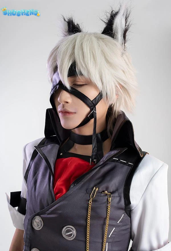 Zenless Zone Zero Von Lycaon Cosplay Costume Wig Game Uniform Tail Rings Victoria Housekeeping New Eridu Halloween for Women Men