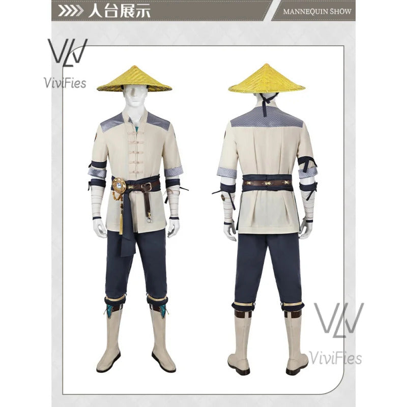 IN STOCK Raiden Mortal Kombat 1 Cosplay Bi Han Costume MK 1 Raiden Cosplay Halloween Costume Customized Carnival