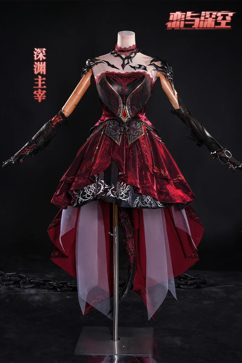 Love and Deepspace Heroines Cosplay Costume Abysm Sovereign Dress New Combat Outfit Hunter Uniform Halloween Party Women Girls