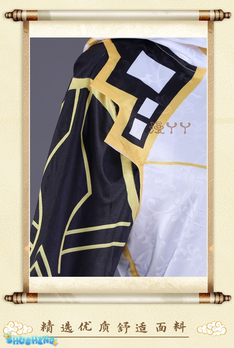 Genshin Impact Zhong Li COS Costume The Rock God Emperor Morax Game Clothing Cosplay Complete Set Men Women