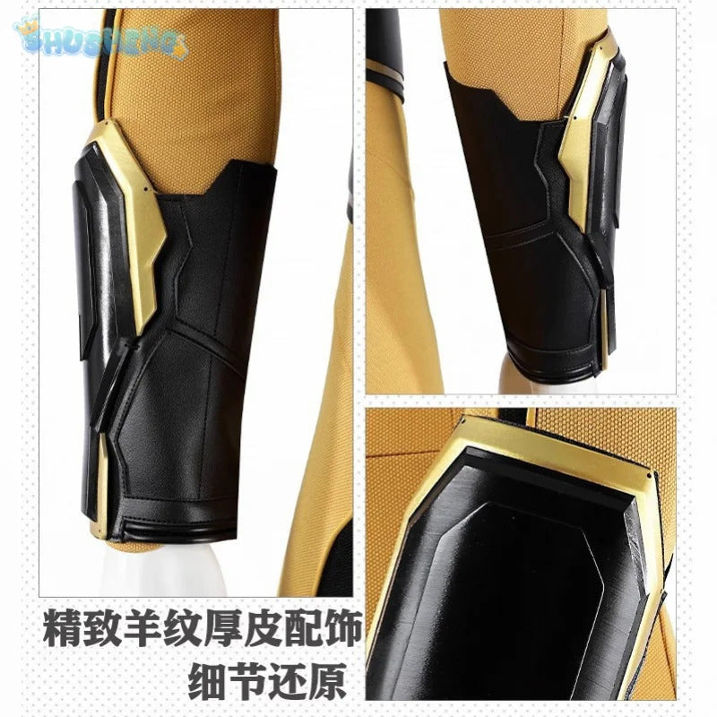 Movie Sentry Cosplay Thunderbolts Costume Halloween men's tight fitting jumpsuit shoes props fantasy combat uniform Net set