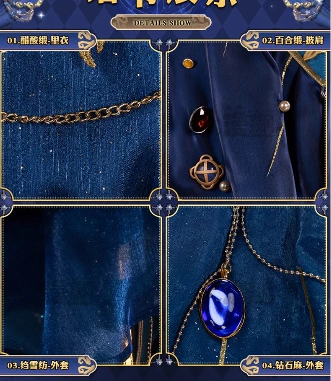Identity Ⅴ Ada Mesmer Psychologist Emil Patient Cosplay Hengmeng Costume Halloween New Men Women Fashion Prop wig Dress Uniform