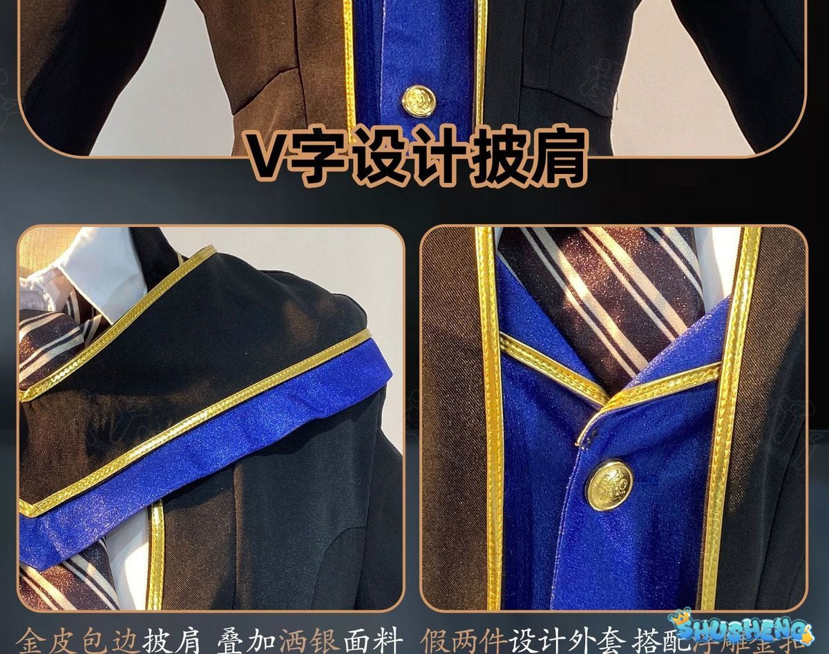 Joseph Desaulniers Photographer Cosplay Game Identity Ⅴ Costume accessories Halloween party fashionable handsome uniform set