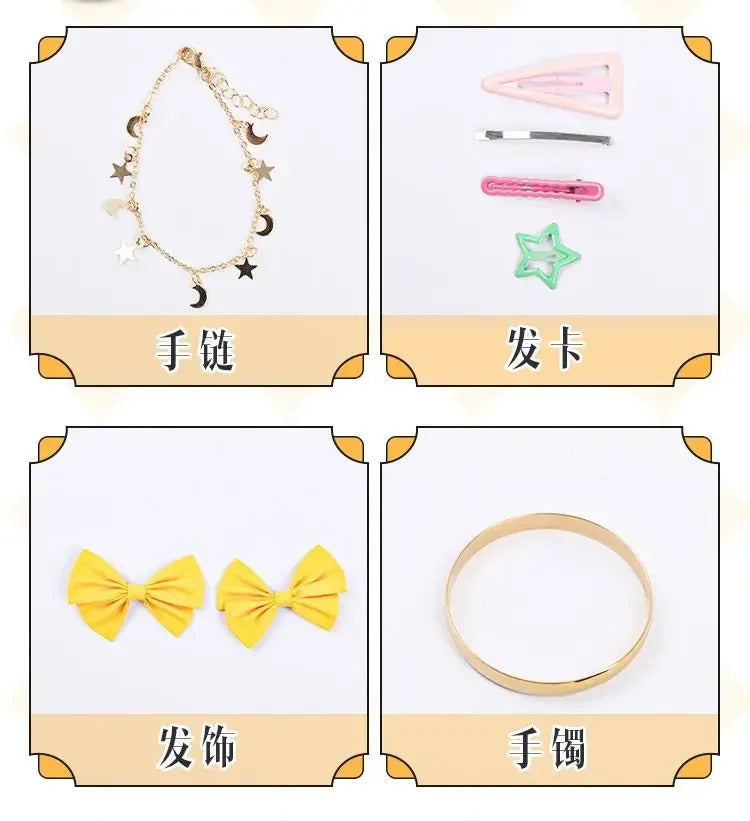 Mitsumata Choko Anime Maebashi Witches Cosplay Costume Top cloak skirt headwear socks hair clip Halloween JK sweet girl uniform