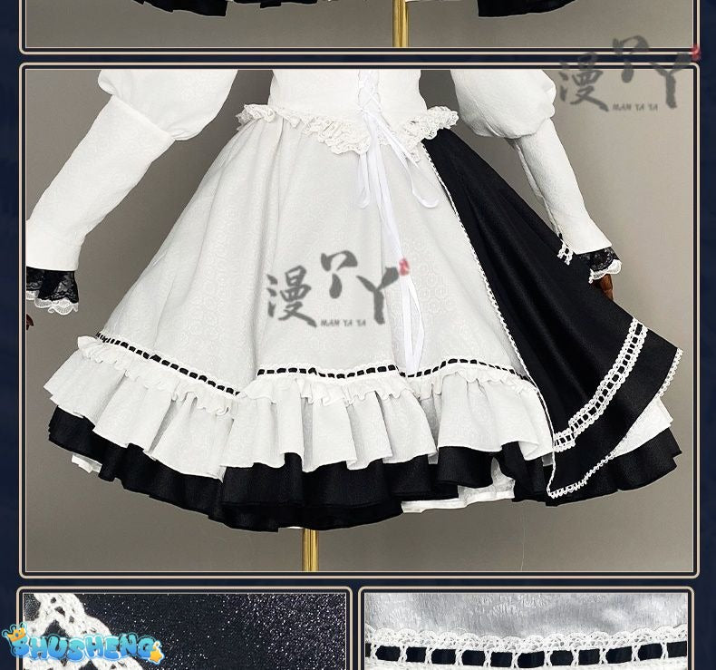 Asahina Mafuyu Cosplay Costume Anime Project Sekai Lovely Lolita Dress Halloween Outfit for Women
