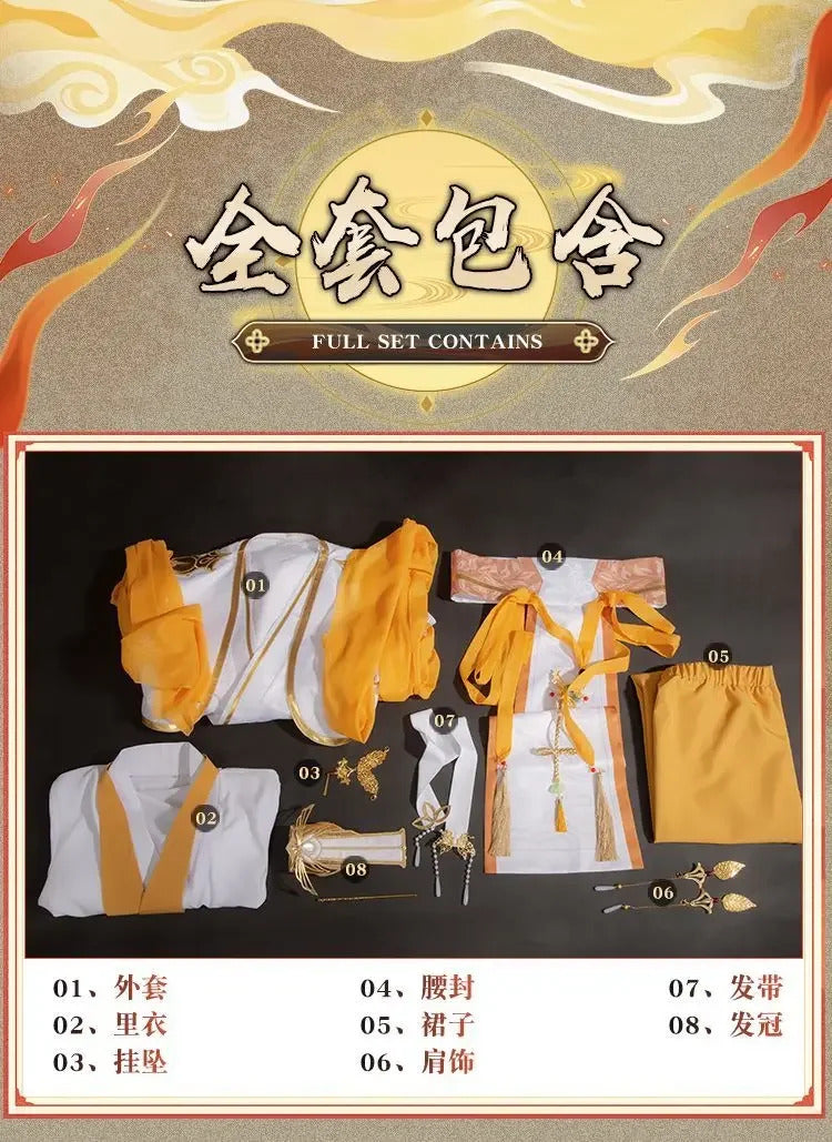 Novel Heaven Official's Blessing Xie Lian Cosplay Costume Chinese style fashion Prince's outfit Halloween party men women set