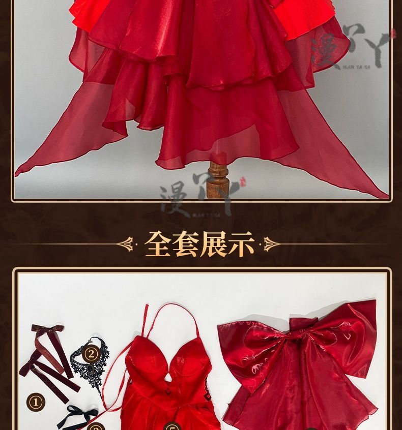 Anime Soryu Asuka Langley Cosplay Costume Shikinami Asuka Red Off Shoulder Dress Gown Ball Evening Suit Halloween