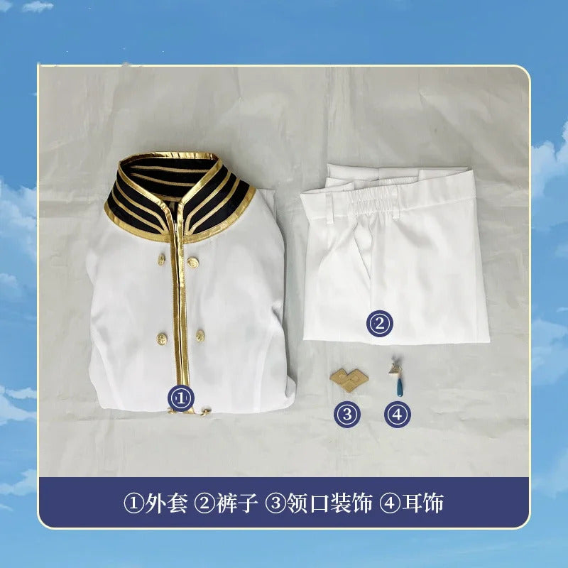 Regulus Corneas Cosplay Anime Re:zero Costume Fashionable and Handsome Set and Accessories Halloween Carnival Woman Men Uniform