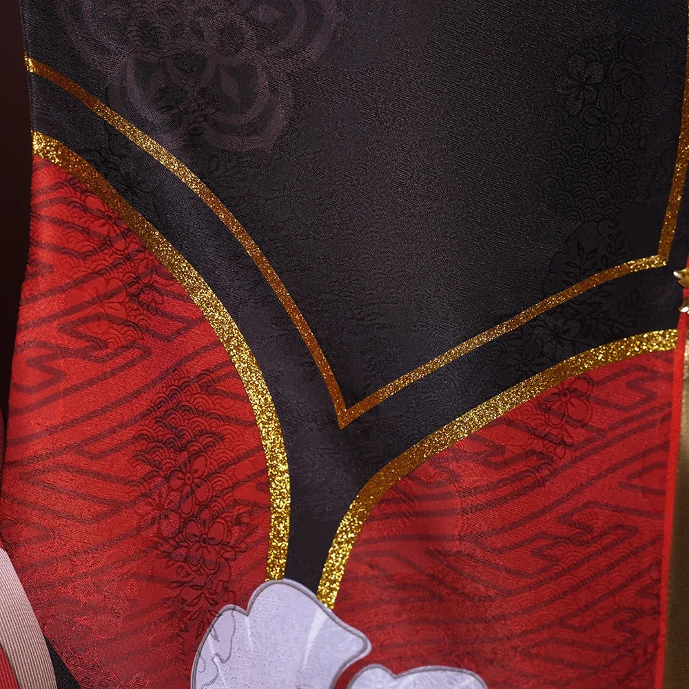 Honkai star rail fugue cosplay dress ingyun pajamas tail hairpins Xianzhou Luofu Halloween party prop Shusheng