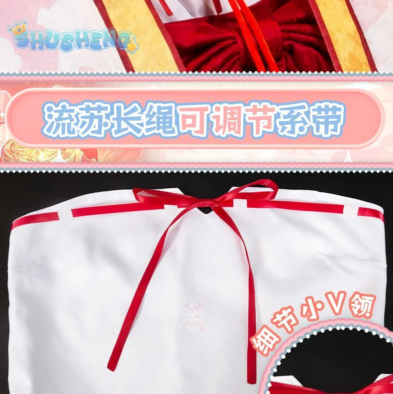 Anime Senren * Banka Tomotake Yoshino Cosplay Costume Party Christmas Witch Sweet Kimono Accessories Prop Woman Man Set S-XXL
