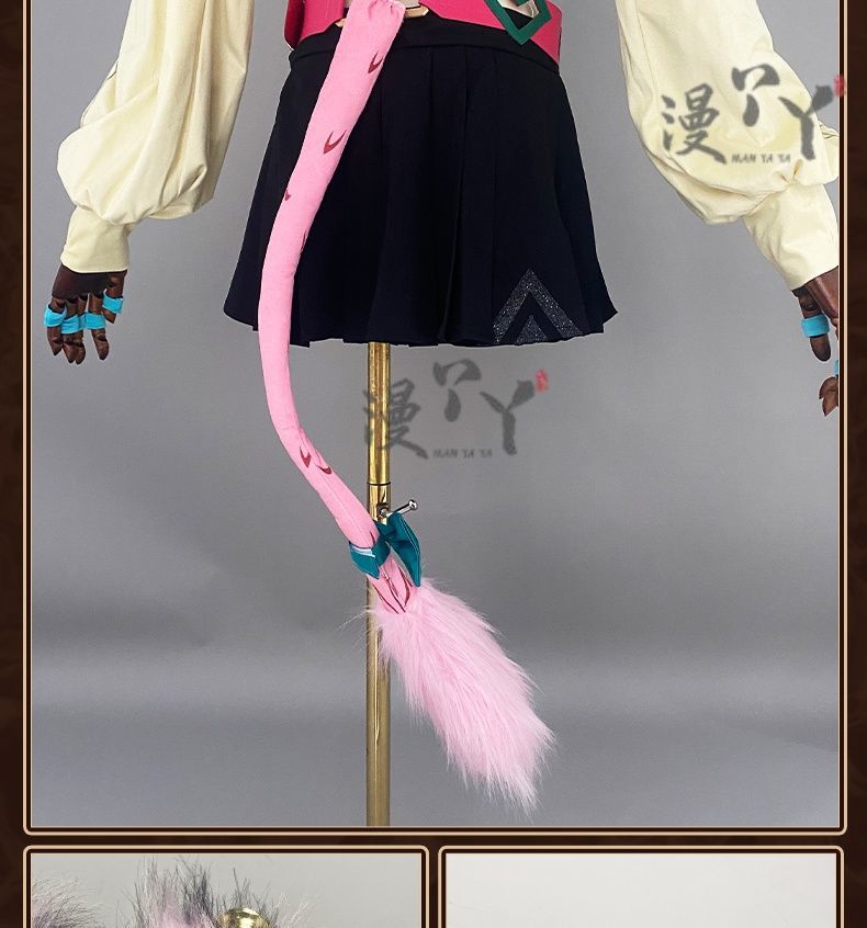 Genshin Impact Vareesa Cosplay Costume - Full Set Anime Game Roleplay Outfit with Accessories
