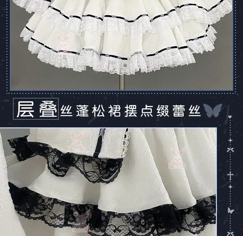 Tsukiyomi Utau Anime Shugo Chara Cosplay Costume Halloween Carnival Sweet Gothic Dress Wig Women Lolita Prop Accessories Uniform