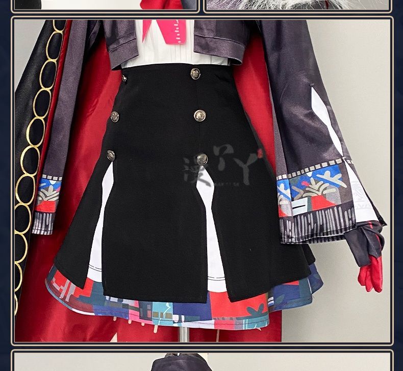 Arknights Lappland The Decadenza Women Cosplay Costume Lappland Cos Game Anime Party Uniform Play Role Clothes Full Set