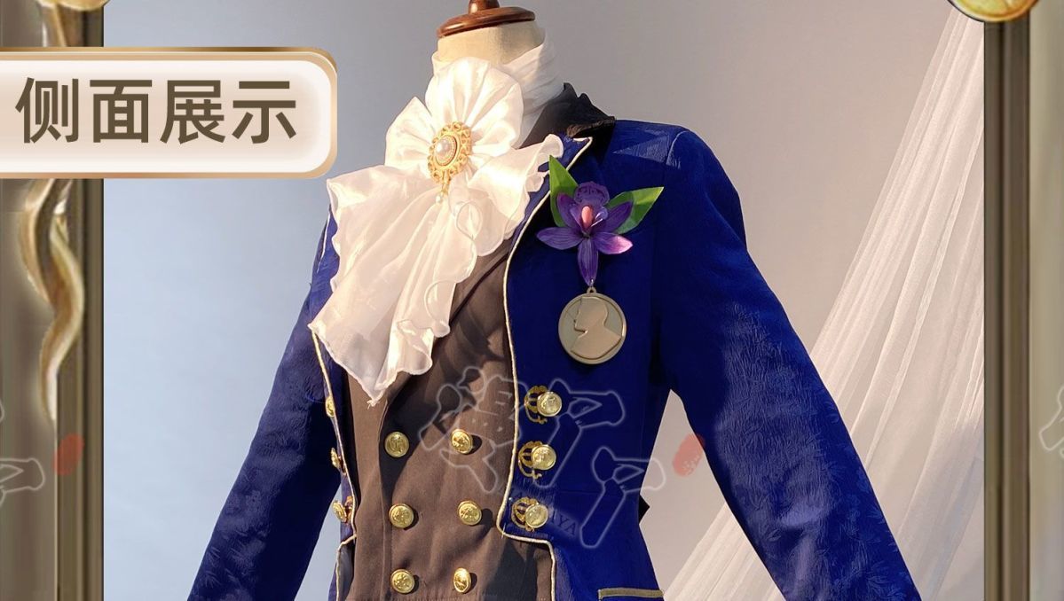 Alva Lorenz Cosplay Game Identity V Hermit Costume Graduation Ceremony Gentlemen Uniform Suit Halloween Party Outfit for Man