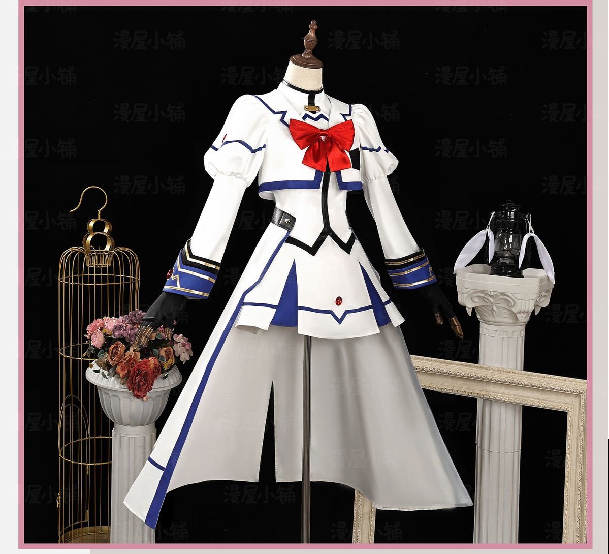 Anime Magical Girl Lyrical Nanoha Takamachi Nanoha Cosplay Costume Sweet Combat Suits Women Girls Halloween Role Play Shoes