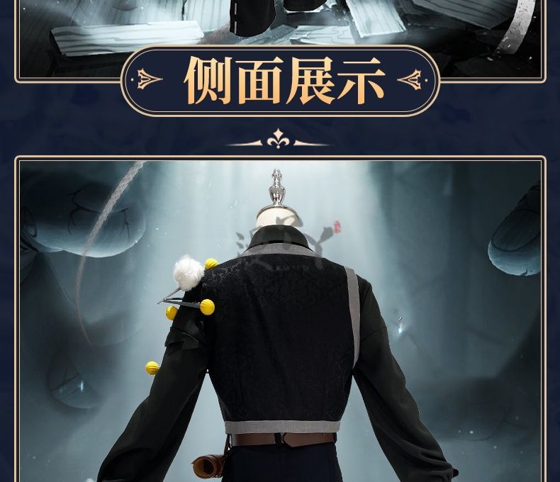 Identity V Matthias Czernin Puppeteer Game Suit Handsome Uniform Cosplay Costume Halloween Party Role Play Outfit Men