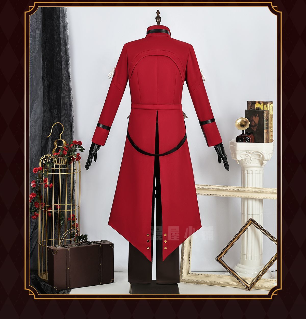 Anime Honkai Star Rail X Fate Stay Night EMIYA Archer Cosplay Costume Wig Top+Pant+Apron Halloween Adult Costumes for Women Men