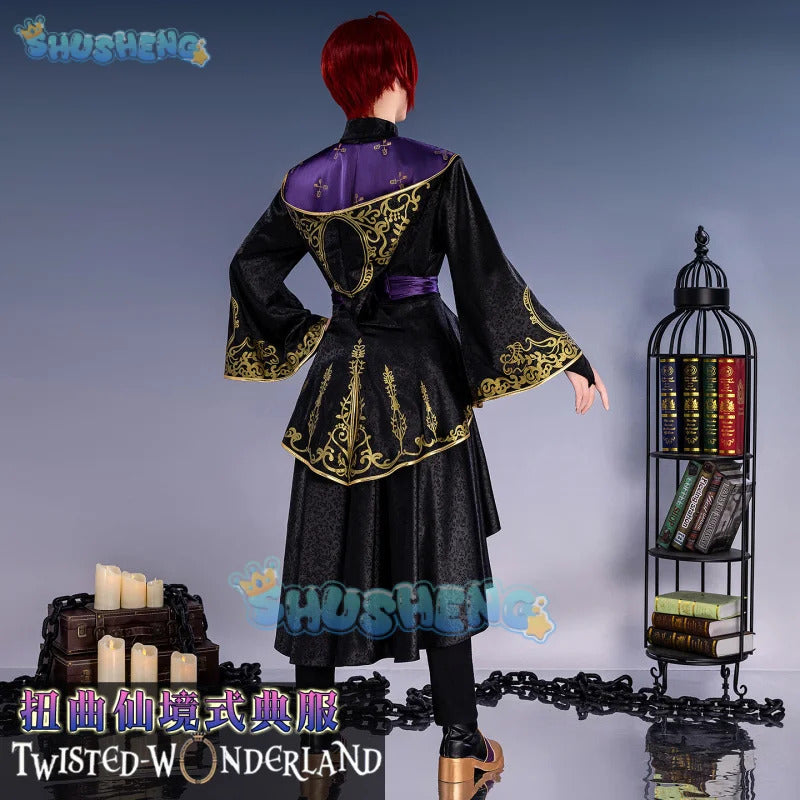 Twisted-Wonderland Riddle Trey Cater Cosplay Costume AceDeuce Leona Azul KalimVil Idia Malleus Uniform Halloween Carnival