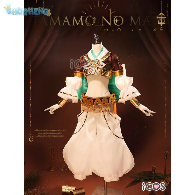 Shusheng-R New Fate/Grand Order Tamamo no Mae Cosplay Mythical Costume Halloween Carnival Gorgeous Uniform Accessories Wig Prop Woman Set