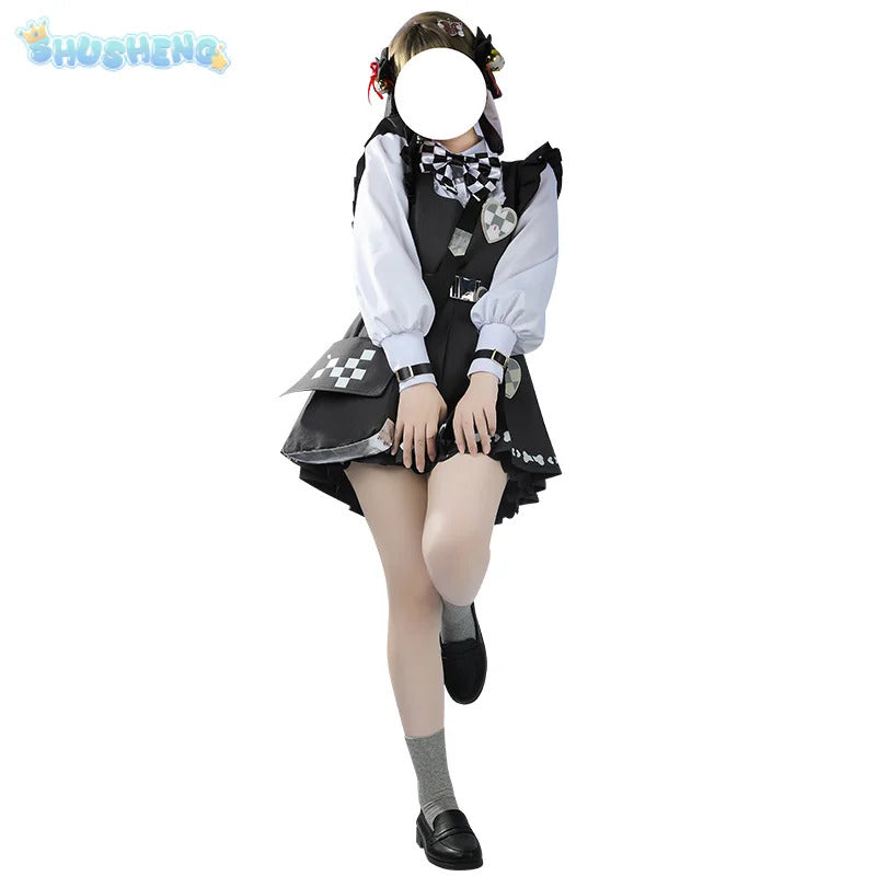Shusheng-R NIKKE:The Goddess of Victory Cookie Cosplay Biscuit Costume Halloween Sweet Lolita Maid Dress Accessories Props Ladies Uniform