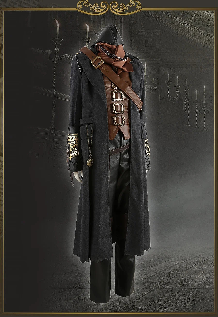 Gehrman Hunter Cosplay Costume Game Bloodborne Uniform Halloween Carnival Party Christmas Play Role Clothes Clothing for Men
