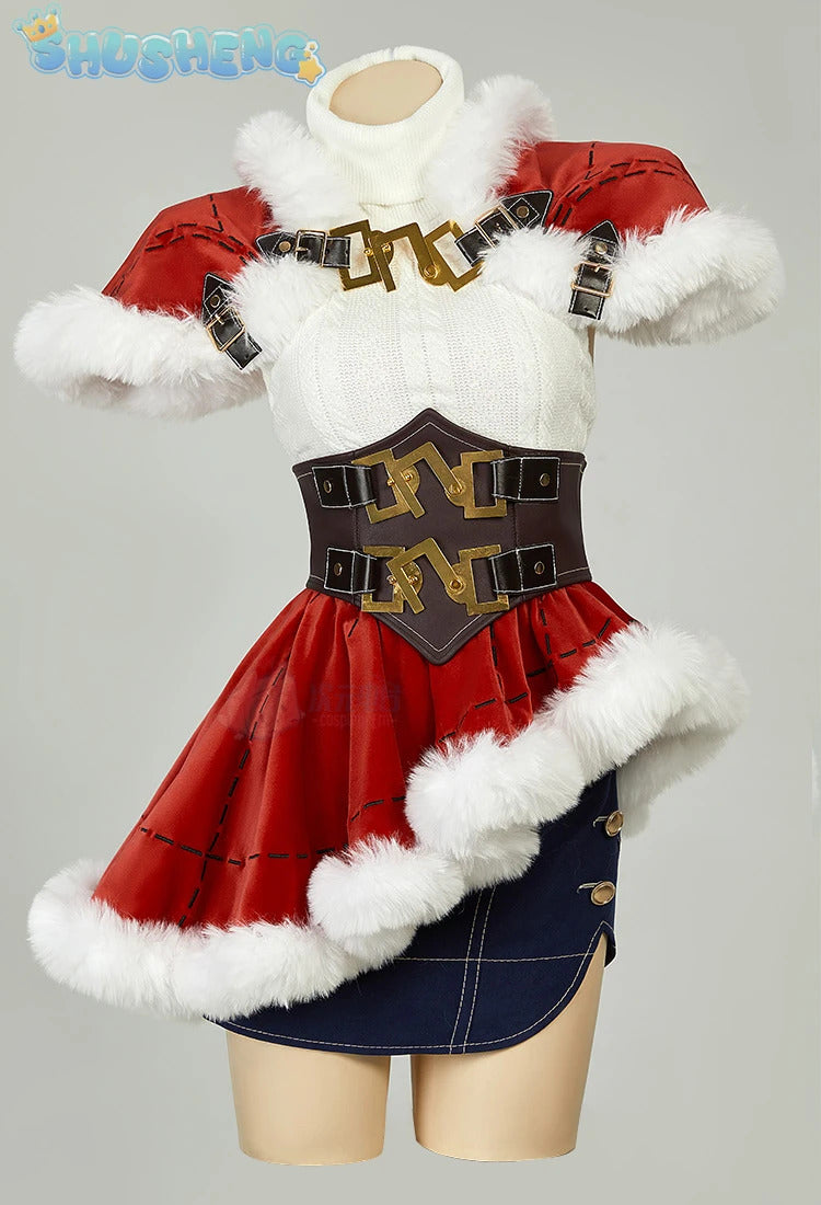 FF14 Tifa Lockhart Cosplay Crisis Core - Final Fantasy XIV Costume Sexy sweet Girl Christmas Party Set Wig Props Tifa New Style