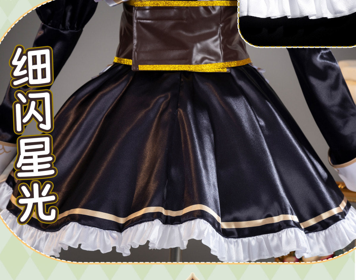 Game Identity V Gardener Emma Woods Steampunk Maid Cosplay Costume Maid Dress For Girls Halloween Costume