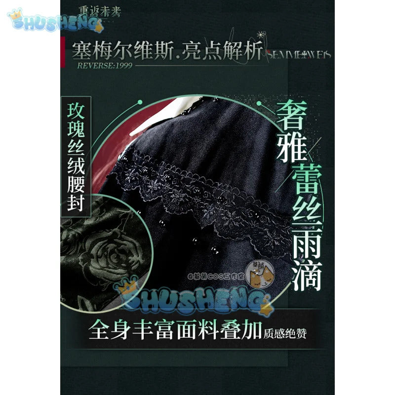Shusheng Reverse:1999 Semmelweis Women Gown Cosplay Costume Cos Game Anime Party Uniform Hallowen Play Role Clothes Clothing