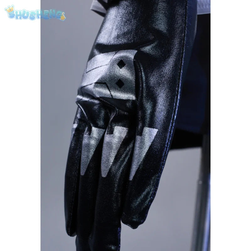 Shusheng-N Zenless Zone Zero Tsukishiro Yanagi Cosplay Costume Wig shoes dress prop set Halloween carnival JK sweet Woman Man uniform