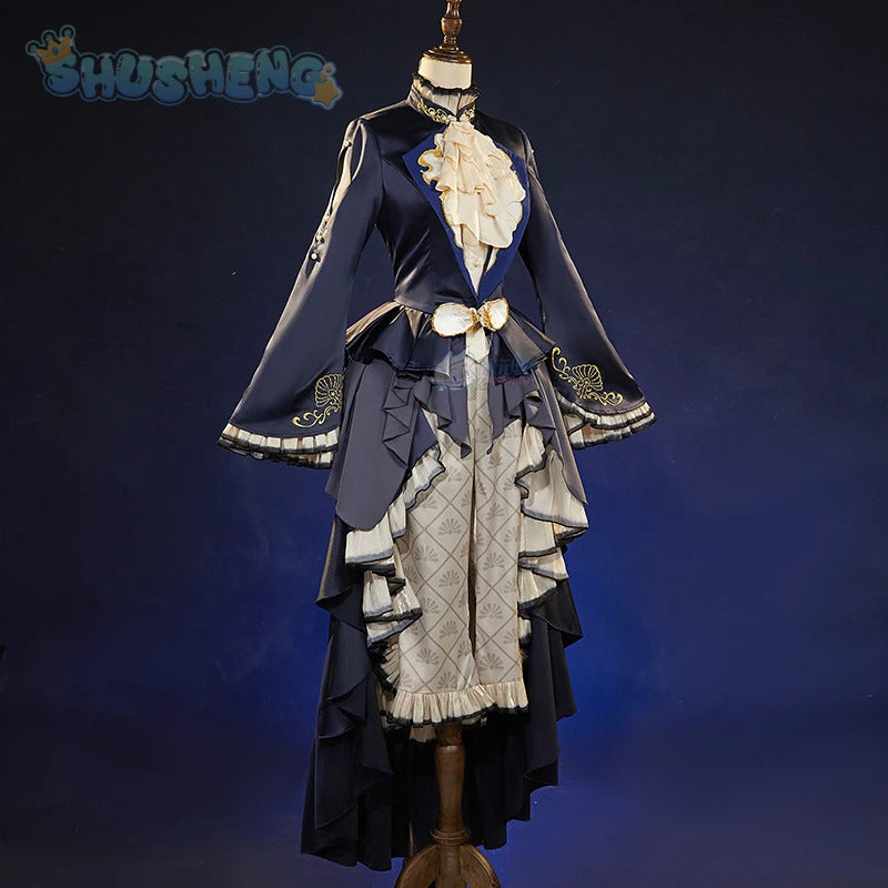 Anime Black Butler Cosplay Ciel Phantomhive Oyster oysters Costume Gothic style dress accessories Halloween party women uniform