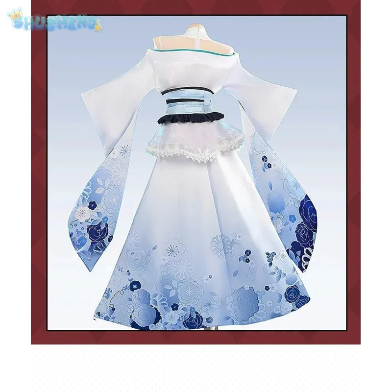 NIKKE:The Goddess of Victory Cinderella Cosplay Costume Halloween Party Elegant Kimono Dress Props Wig Gloves Woman New Uniform