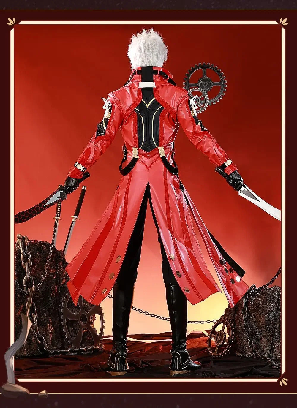 Honkai:Star Rail FATE Archer Cosplay Costume Uniform Halloween Carnival Party Christmas Play Role Clothes Clothing for Men