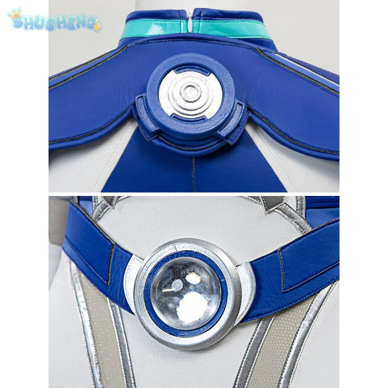 Fantastic Four Susan Storm Richards Invisible Woman Cosplay Costume Halloween Carnival Tight jumpsuit Women Set