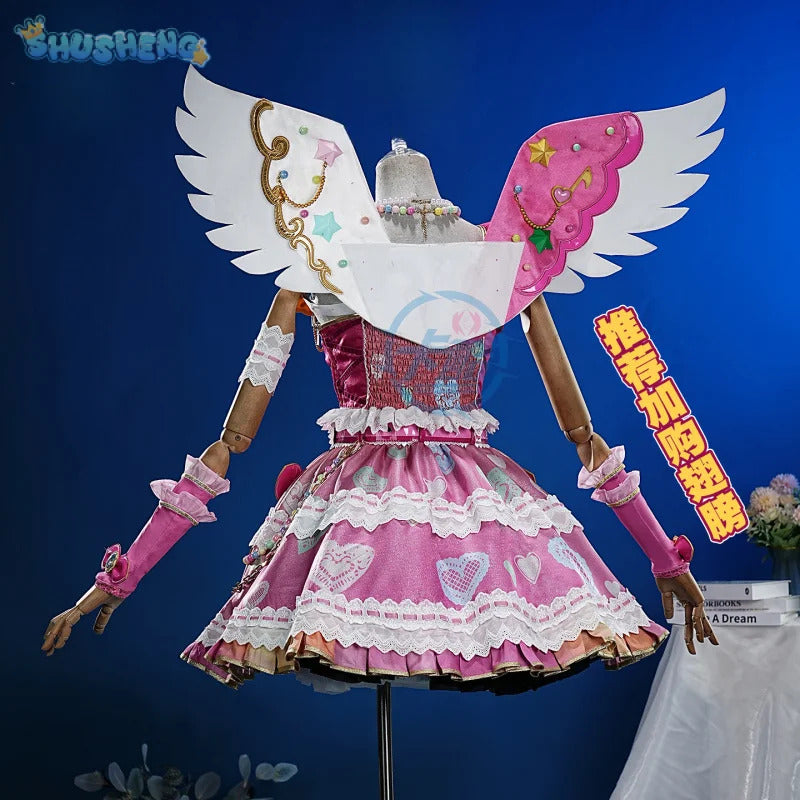Anime Aikatsu !Otoshiro Noeru Hoshimiya Ichigo Cosplay constellation Costume Girl Sweet Lolita Dress Wing Prop Halloween Uniform