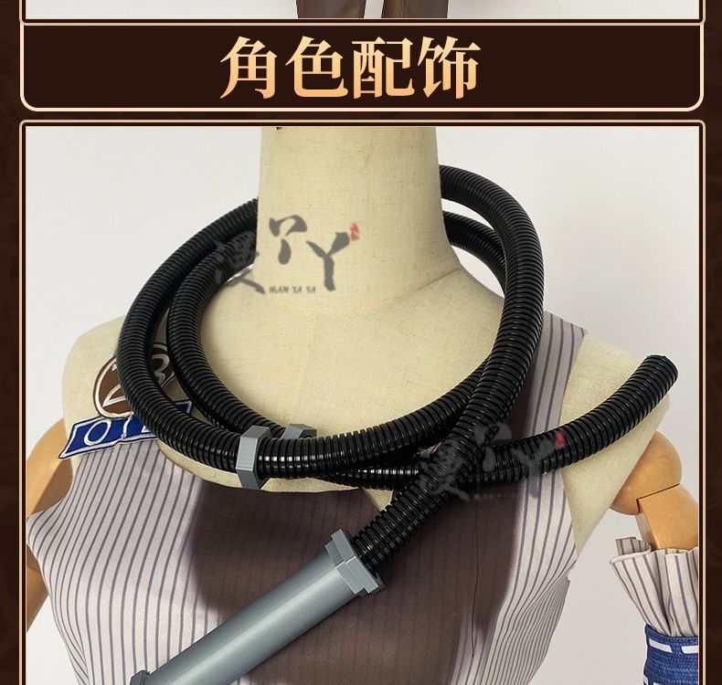 Game Identity V Demi Bourbon Barmaid Cosplay Costume Protective goggles hats gloves accessories props Halloween party New Set