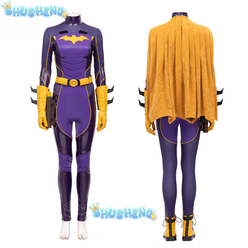 Game Gotham Knights Batgirl Cosplay Costumes Woman Superhero Zentai Suit Halloween Bodysuit Adults Outfit Jumpsuit