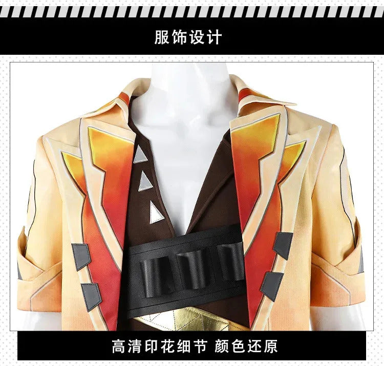 VALORANT Tejo Cosplay Costume Uniform Halloween Carnival Party Christmas Play Role Clothes Clothing for Men Shusheng