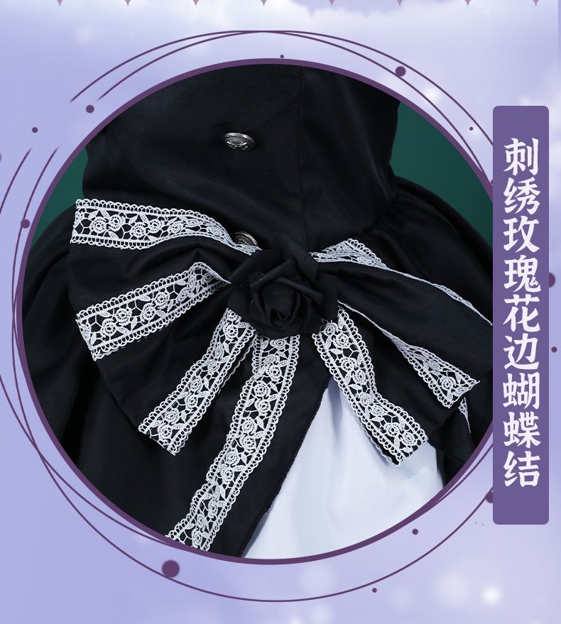 Rikka Takanashi Cosplay Costume Summer Gothic Dress Wig Halloween sweet girl New uniform Hero Cos