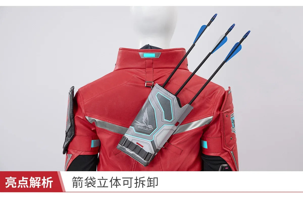 Game Apex legends Luciano Sparrow cosplay costume Coat pants belt gloves necklace props shoes set men woman fantasy New uniform
