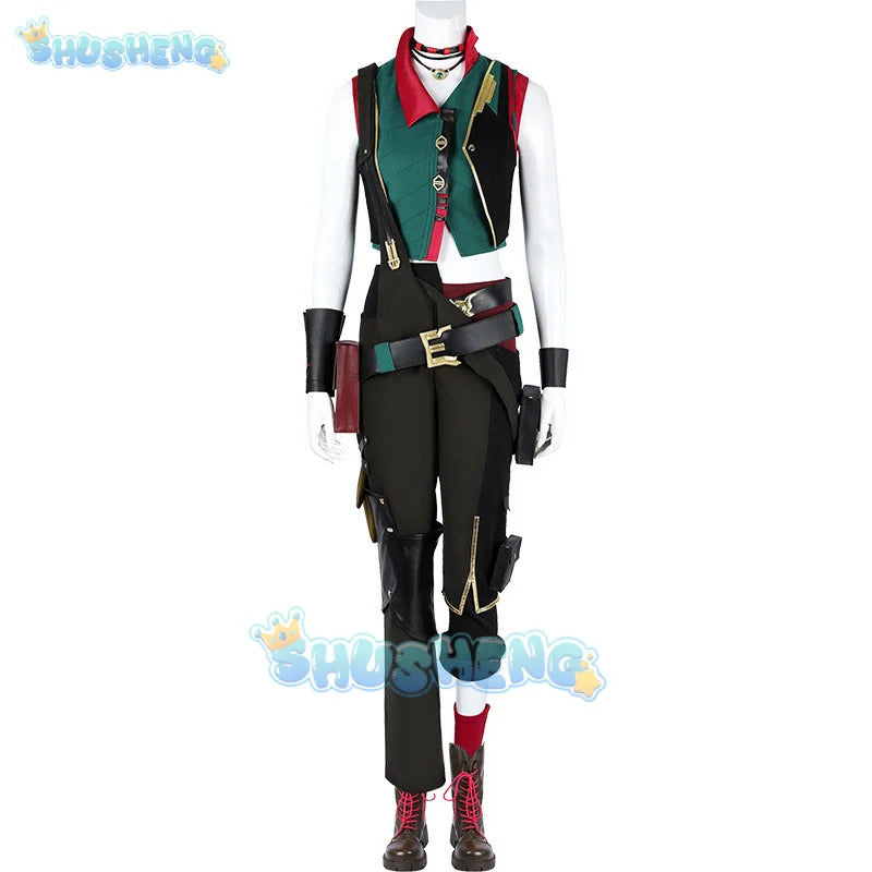 Arcane Season 2 Jinx Cosplay Costume BAOBAO Overall Uniform Halloween Carnival Party Christmas Play Role Clothes Clothing