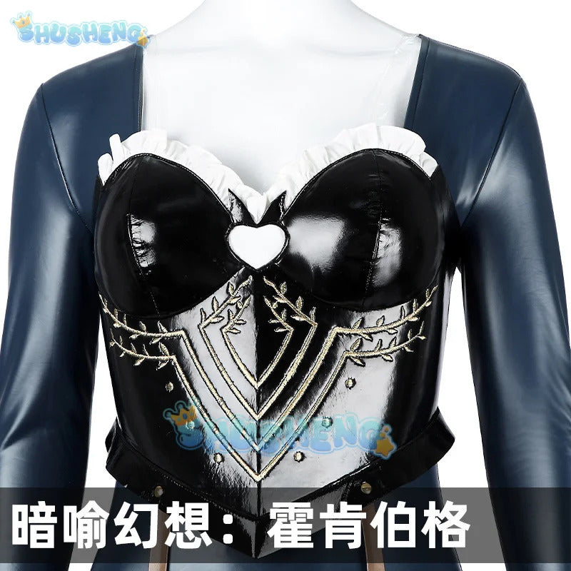 Game Metaphor:ReFantazio Ezelin Hockenberger Cosplay Costume Uniform Halloween Carnival Party Play Role Clothes Clothing