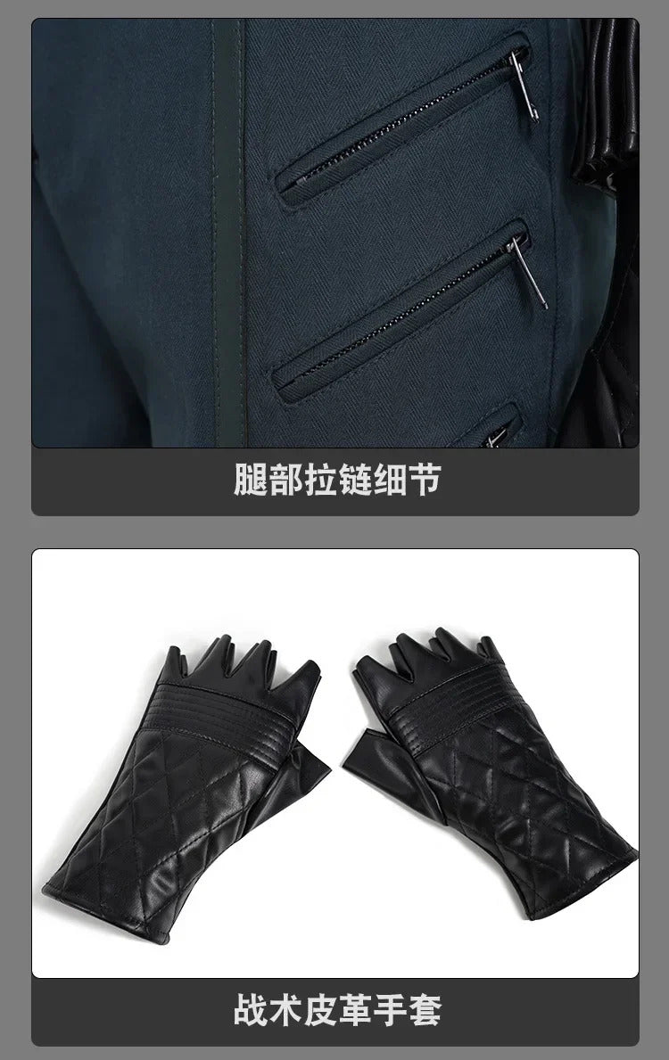 New Yelena Belova Cosplay Costume Jumpsuits Gloves Belt Combats Suit For Women Halloween Party Outfits Custom Made