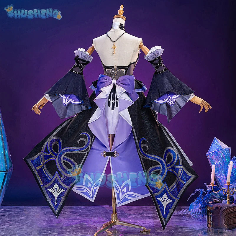 Game Honkai: Star Rail The Herta Cosplay Costume Gorgeous Elegant Combat Uniform Carnival Party Role Play Clothing S-XXL