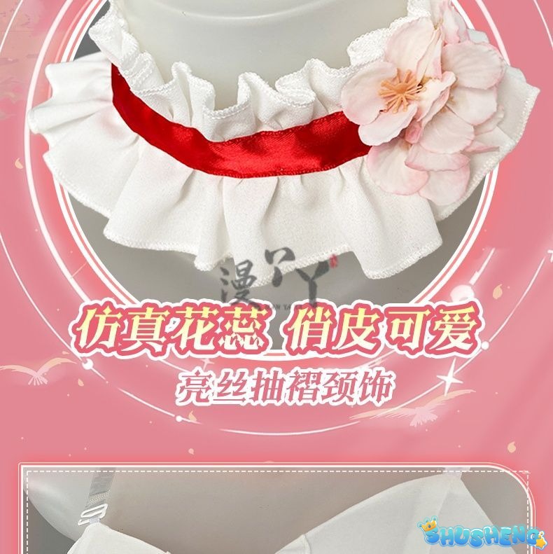 Anime Yosuga No Sora Kasugano Sora Cosplay Costume Girl Sweet Lolita Dress Pajamas Summer Nightgown Ruffle Nightwear Clothes