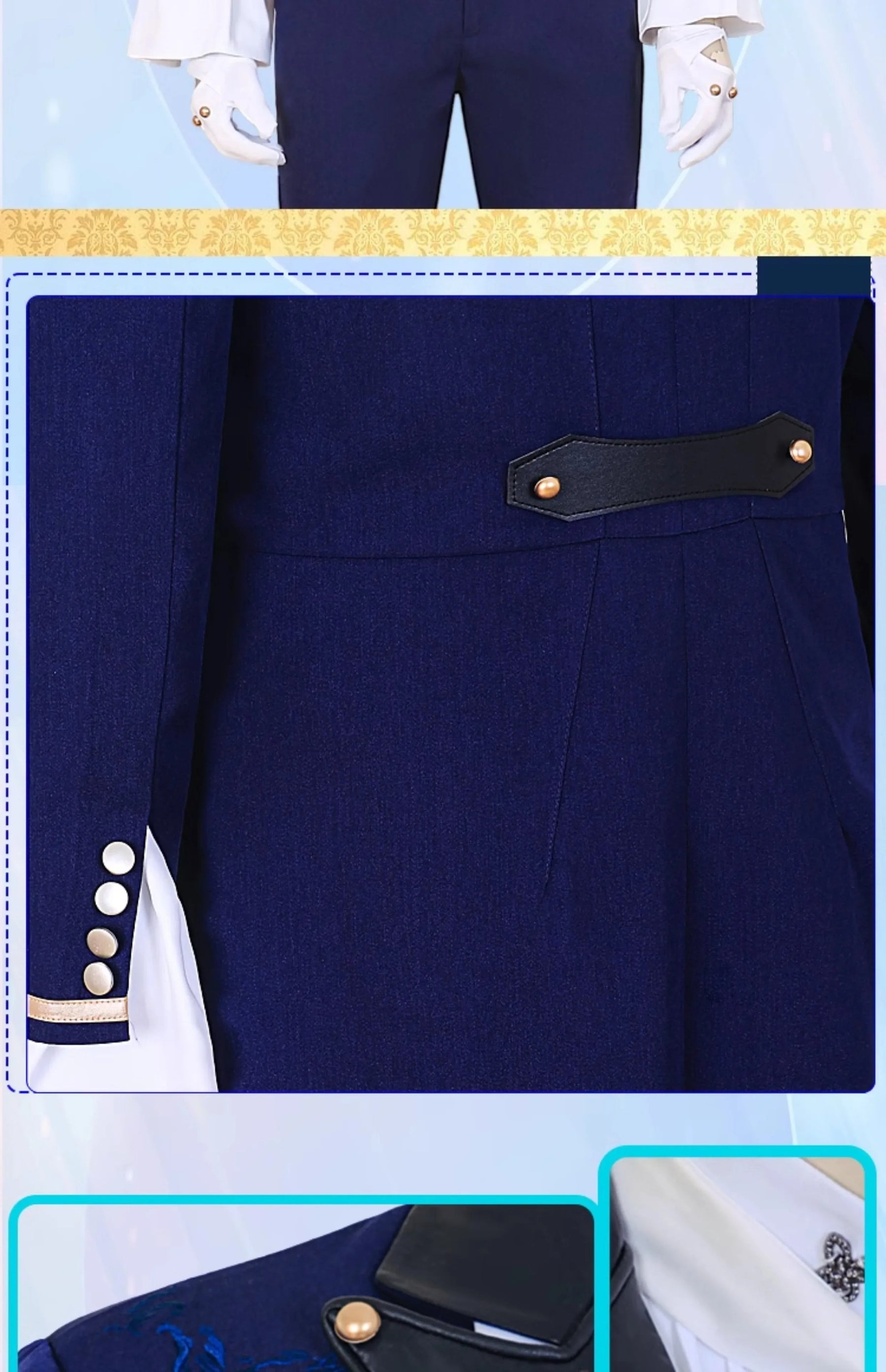 Love and Deepspace Rafayel Cosplay Costume Sea Demon Lament Uniform Halloween Carnival Party Christmas Play Role Clothing