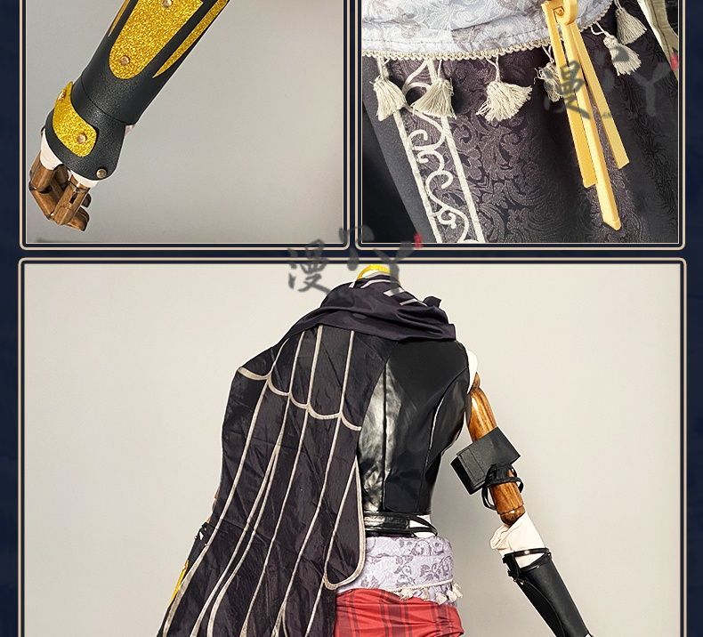 Game Identity V Antiquarian Qi Shiyi Cosplay Costume Crow Cosplay Black Uniforms Halloween Party Role Play Outfit Suit for Woman